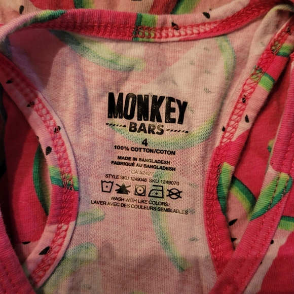 10 For 10$ Monkey bars girl summer dress size 4 - Picture 3 of 6